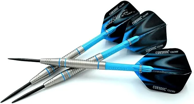 CUESOUL Professional Tungsten Steel Tip Dart Set 85% Tungsten 22g/24g/26g-Glory Series