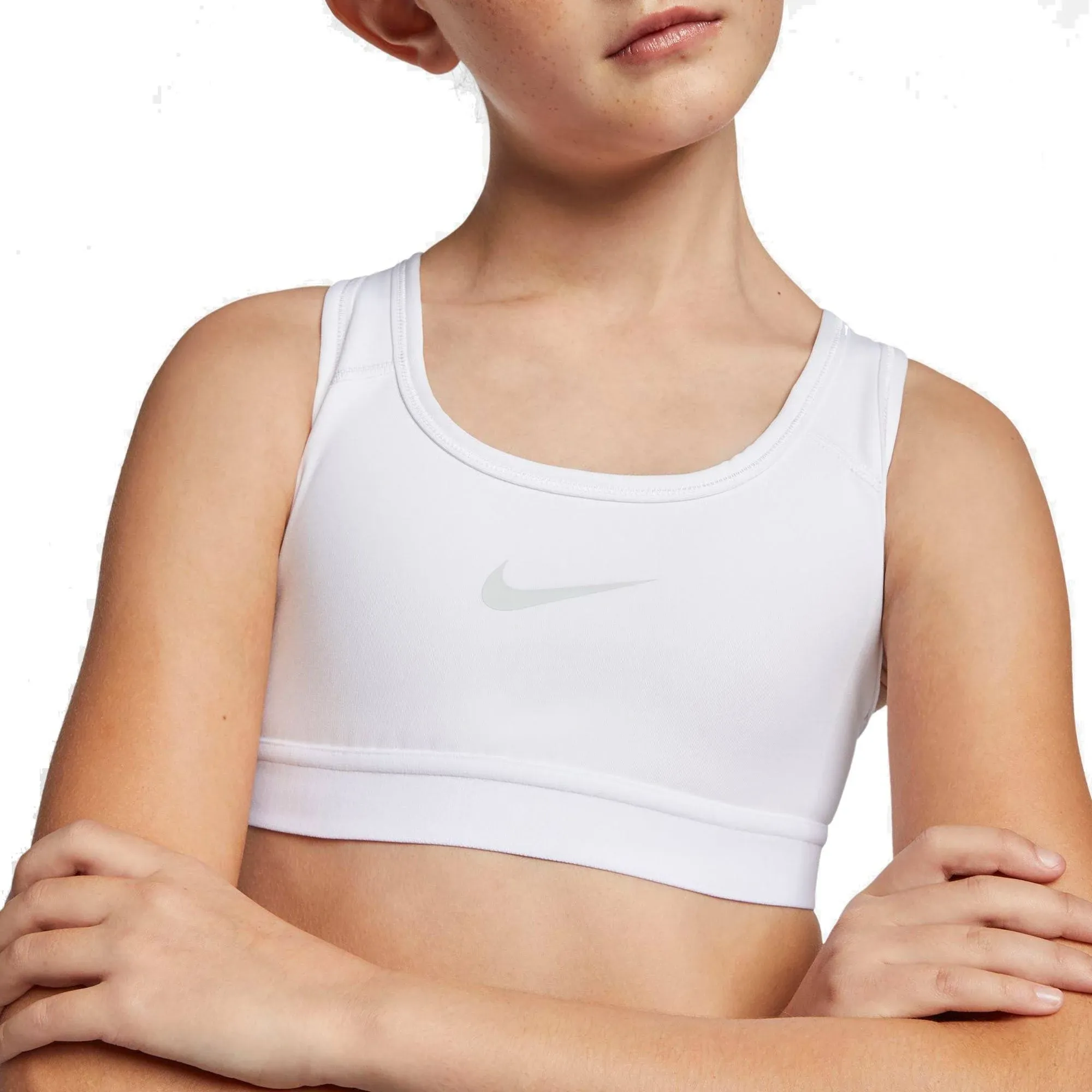 Nike Girls&#039; Dri-Fit Pro Sports Bra FREE SHIPPING New W/ Tags (BV1435-100 SM)