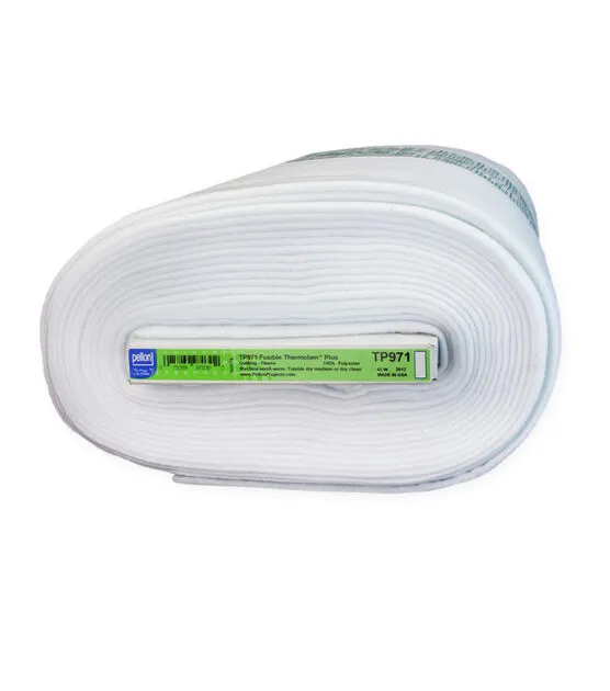 Pellon Thermolam Plus Fusible Fleece-White 45&#034;X15yd TP971F