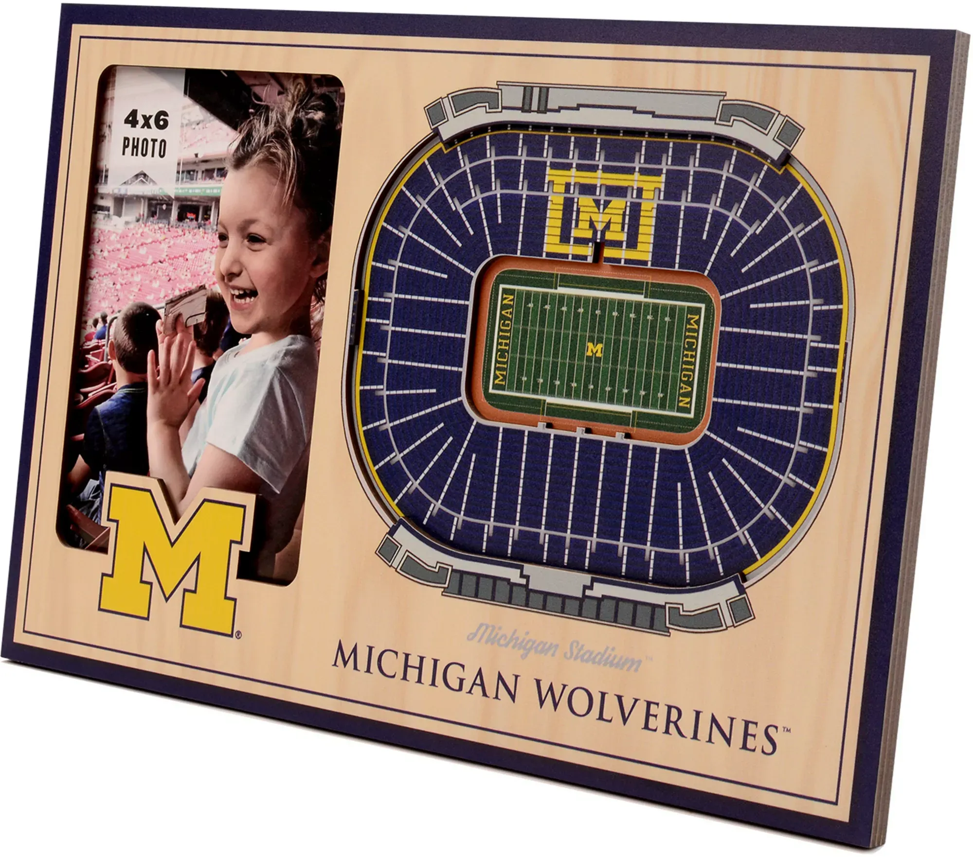 You the Fan Michigan Wolverines 3D Picture Frame | Holiday Gift