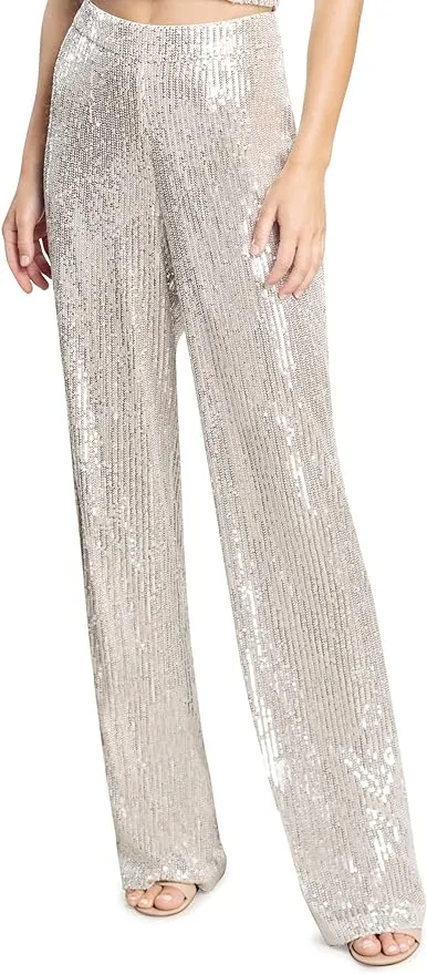 Dress the Population Women's Dina Sequin Classic Pant