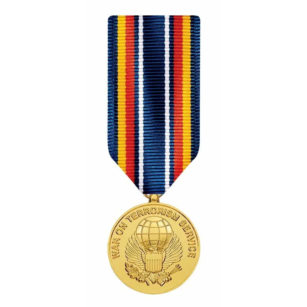 Global War On Terrorism Service Medal Miniature Anodized