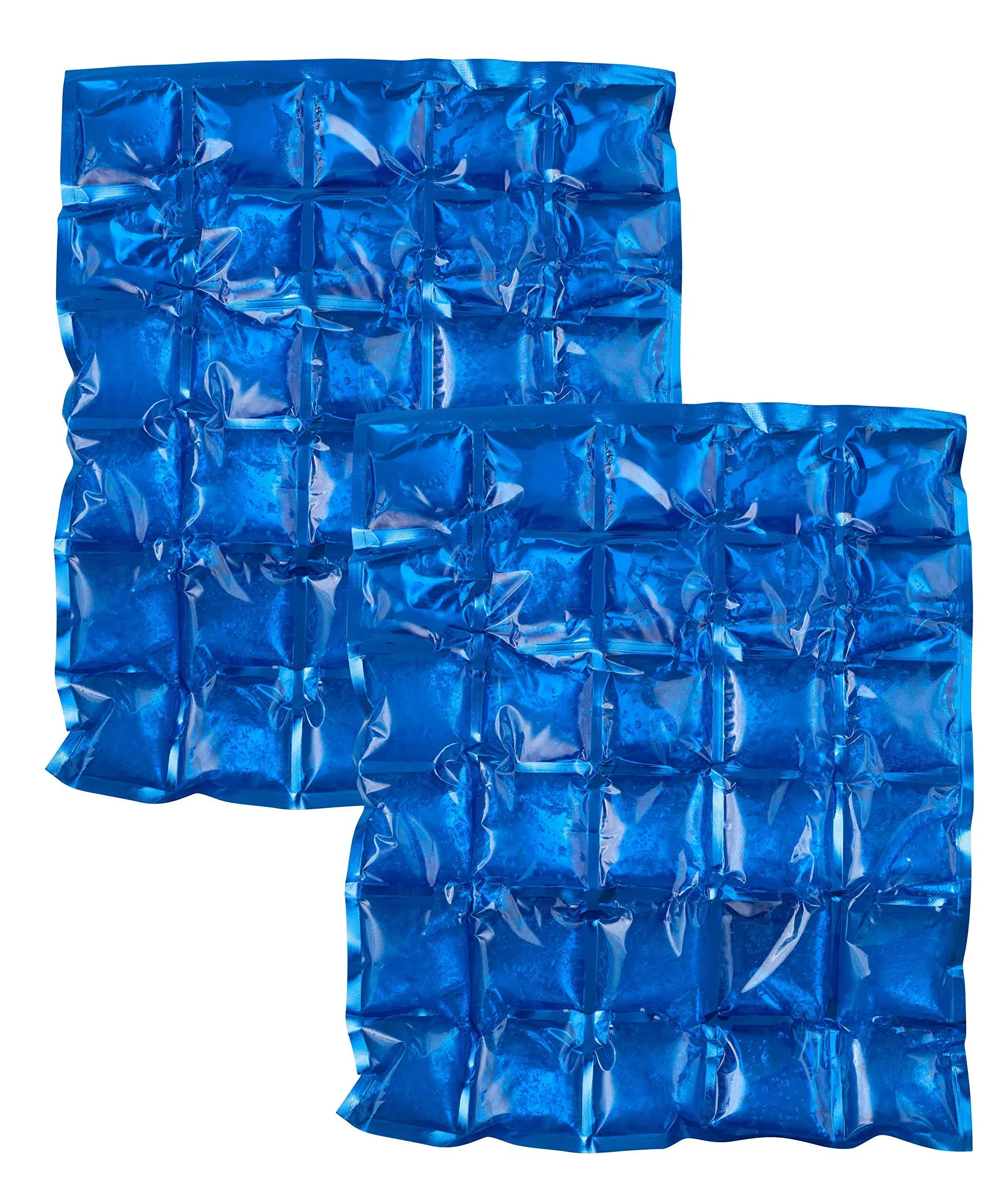 Jacent Flexible Reusable Ice Mat, 30 Cube - Jumbo 12 X 9.5 Inch, 2 Pack