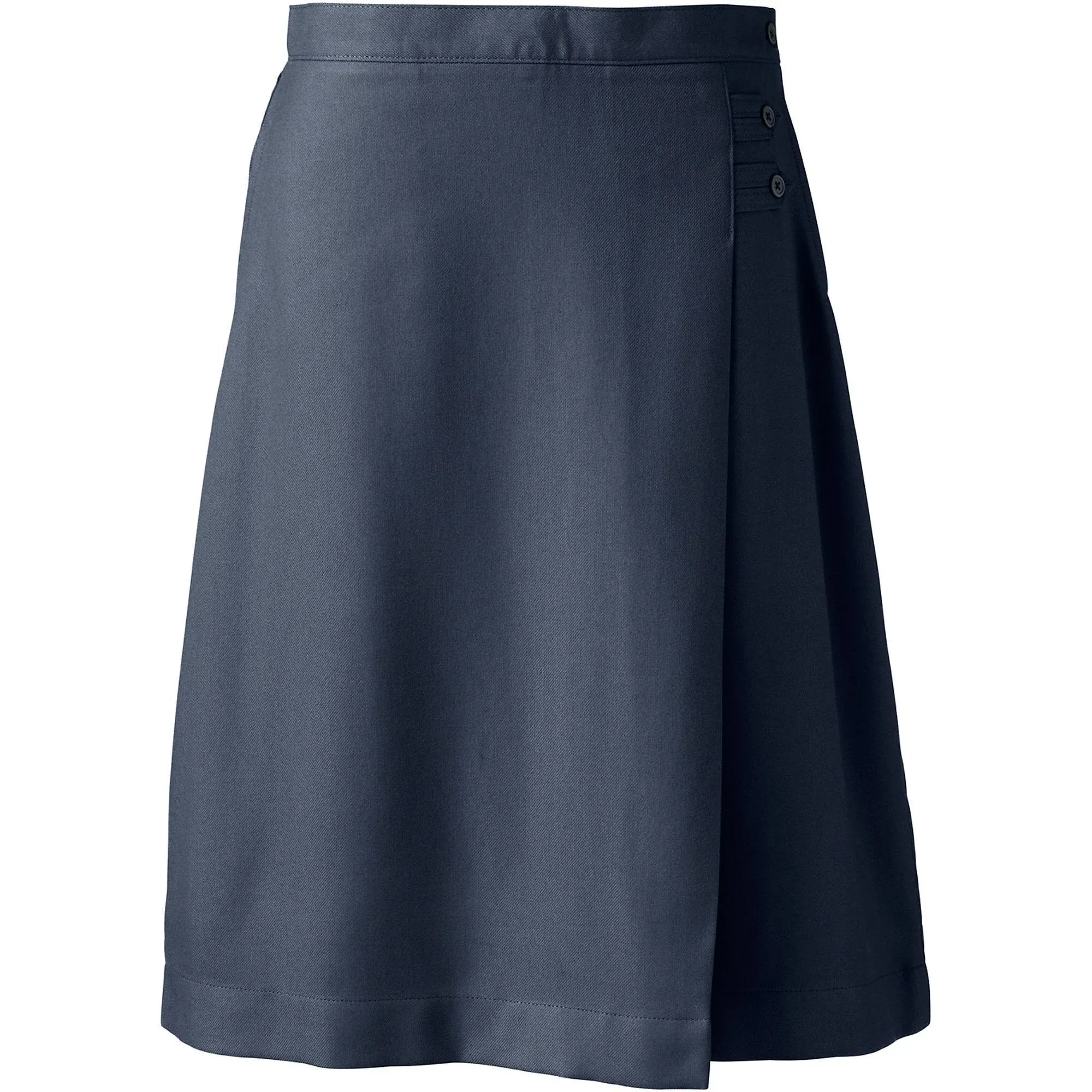 School Uniform Women's Solid A-line Skirt Below the Knee