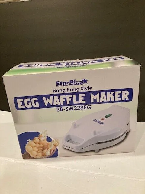 Hong Kong Egg Waffle Maker by StarBlue with BONUS recipe e-book - Make Hong Kong Style Bubble Egg Waffle in 5 minutes AC 120V, 60Hz 760W