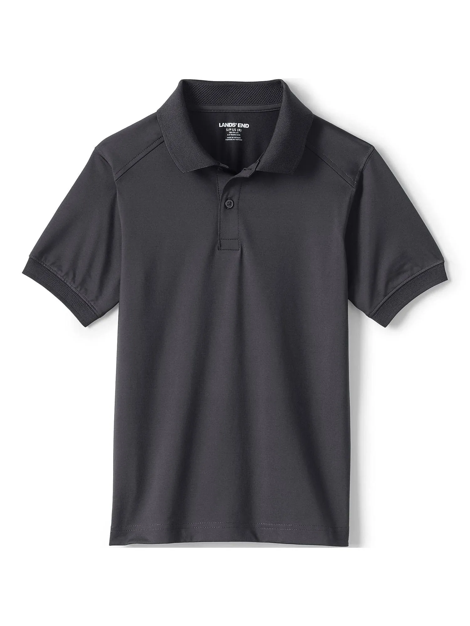 Lands' End Kids' Short Sleeve Rapid Dry Polo Shirt