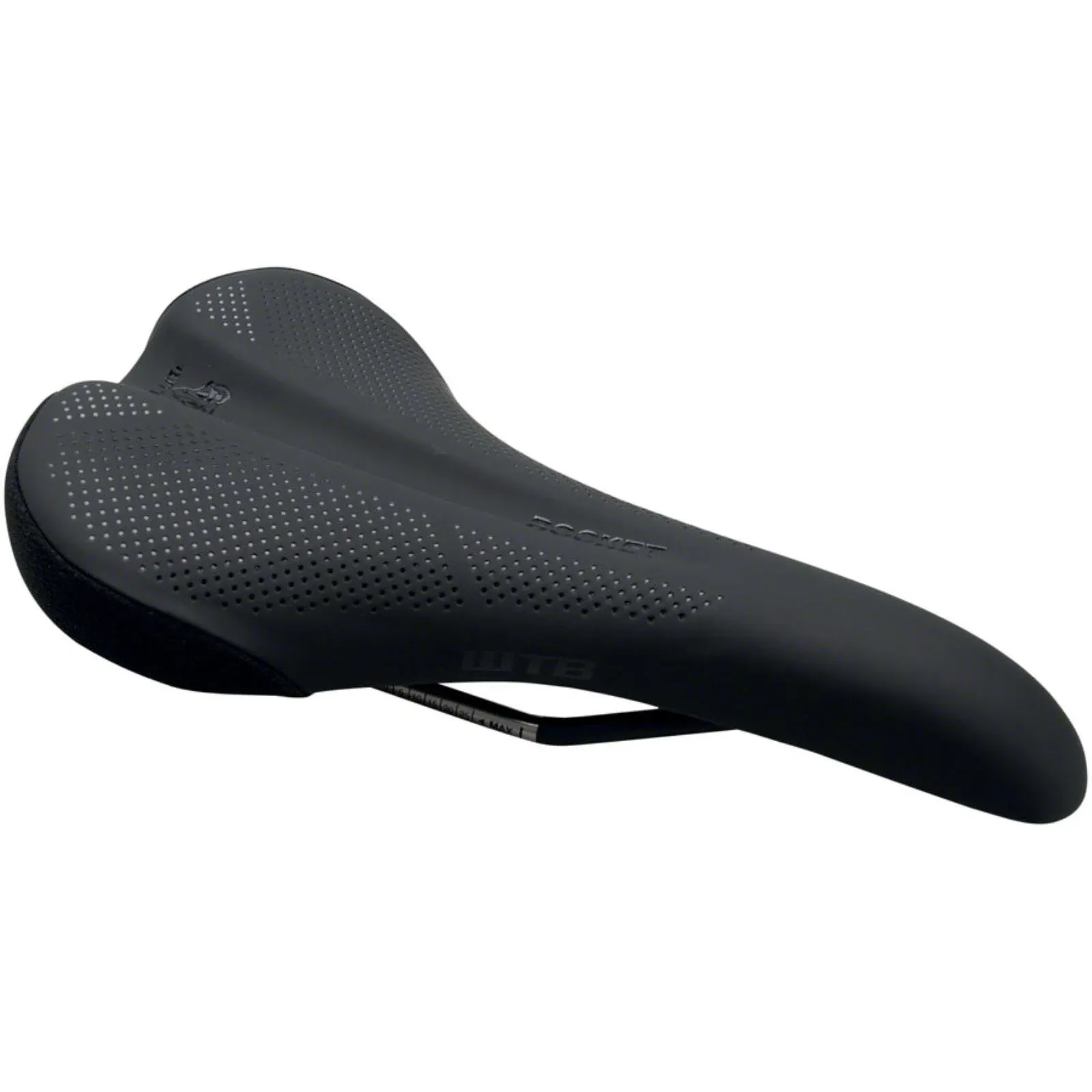 WTB Rocket Titanium Saddle - Narrow, 130mm Width (Titanium Rails)