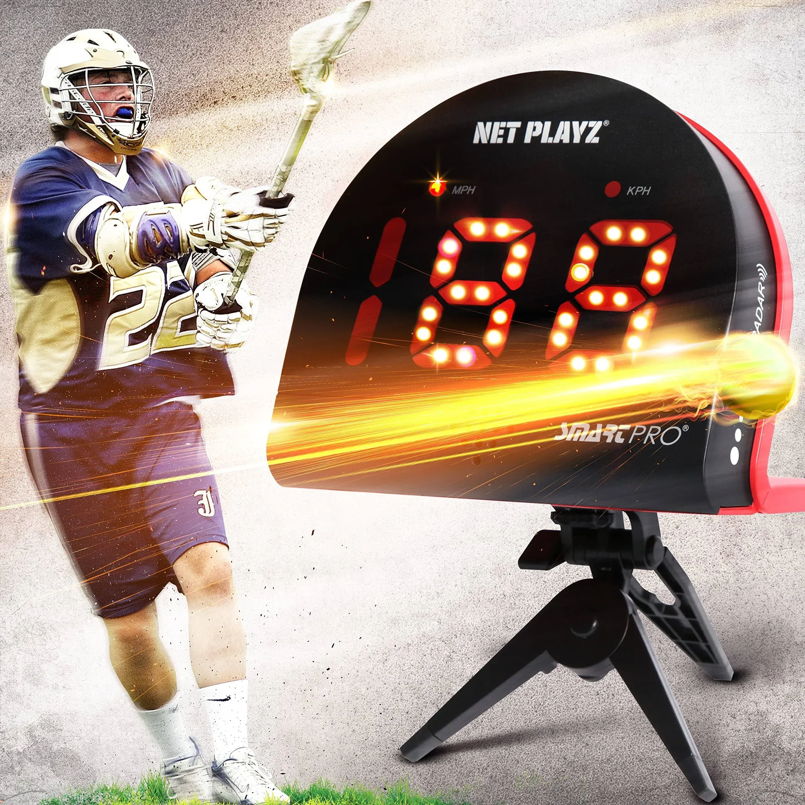 Lacrosse Radars - Shot Speed Detection Sensors, Training Equipment (Hands-Fre...