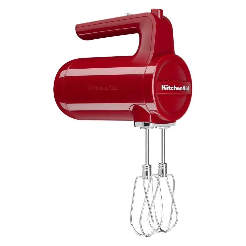 KitchenAid - Cordless 7 Speed Hand Mixer - Empire Red