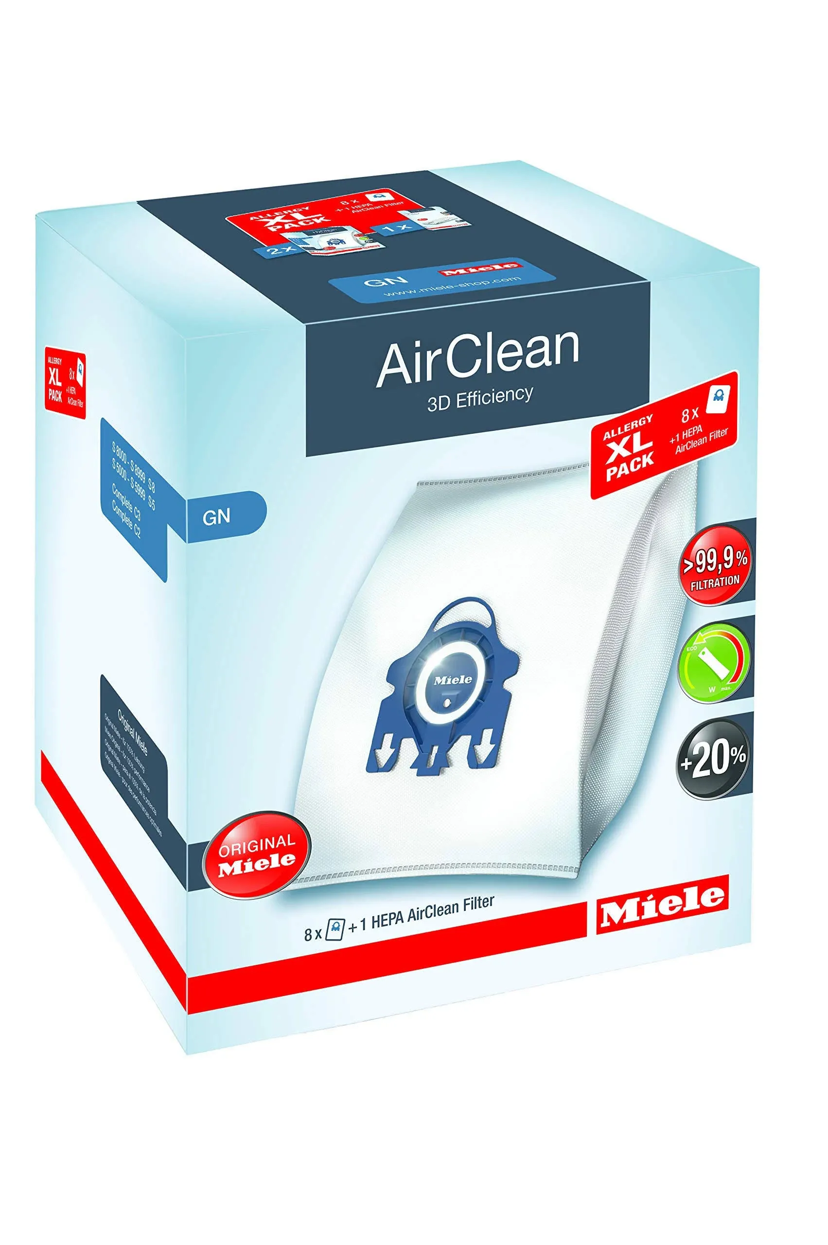 Miele AirClean 3D Allergy XL-Pack GN