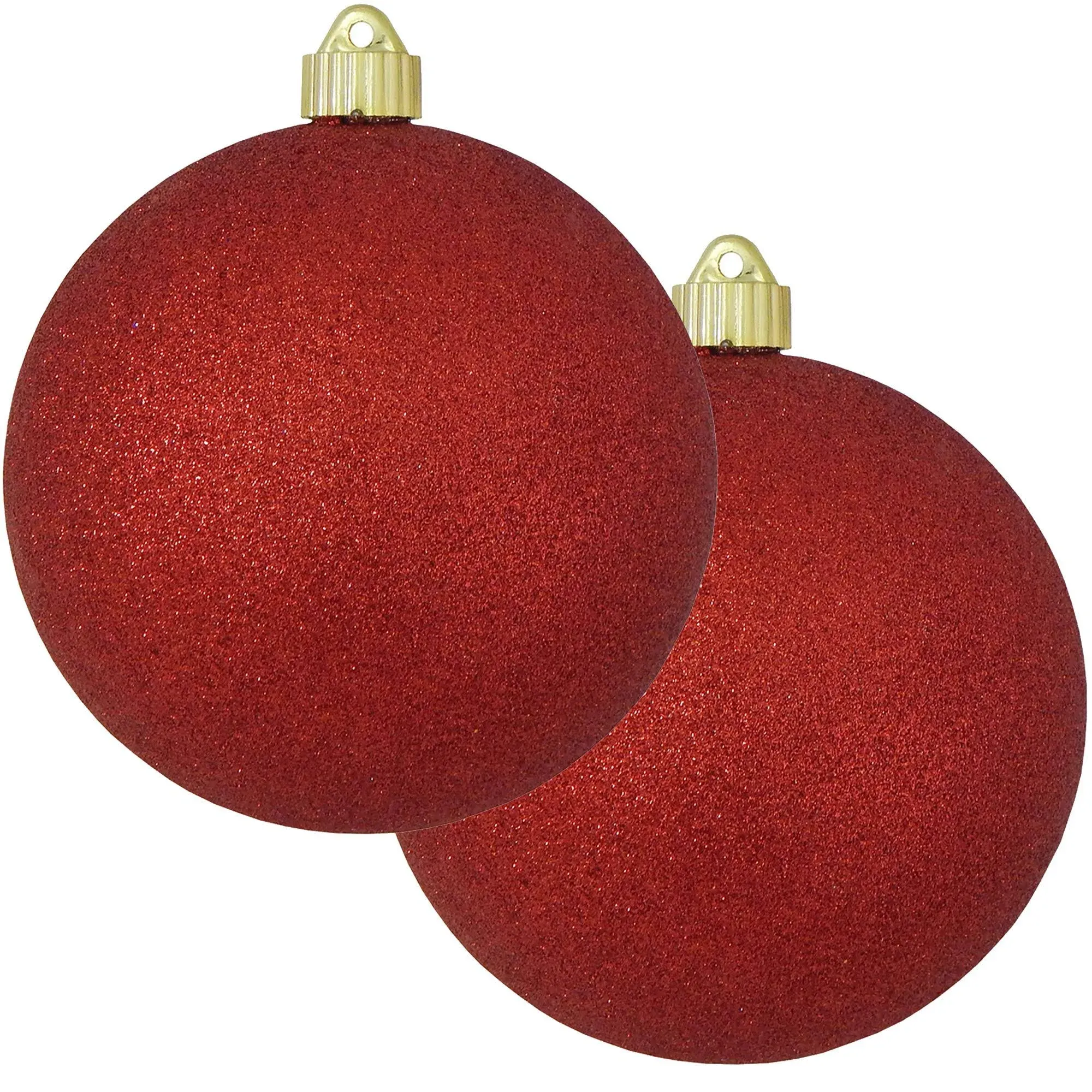 Christmas By Krebs 6&#034; (150mm) Ornament 2 Pieces Commercial Grade Indoor and Ou