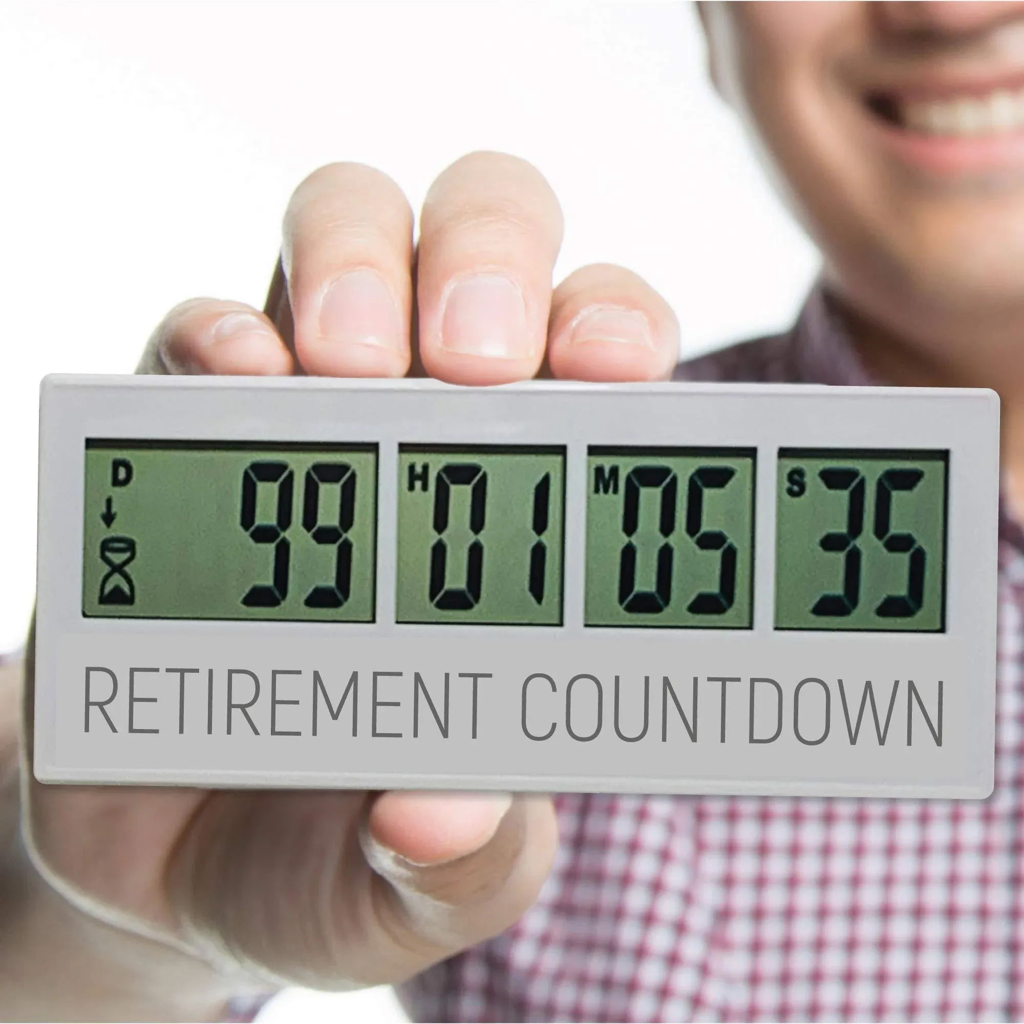 Retirement Countdown Clock, up to 999 Day Countdown Timer