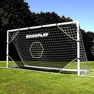 QUICKPLAY Target Net Lite with 5 Target Zones | Practice Shooting and Passing Accuracy | Soccer Goal Frame not Included