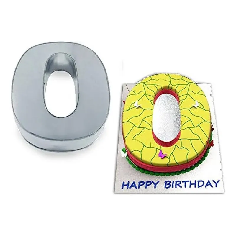 EUROTINS Small Number Birthday Wedding Anniversary Cake Tin – 10” x 8” (2.5” deep) (5)