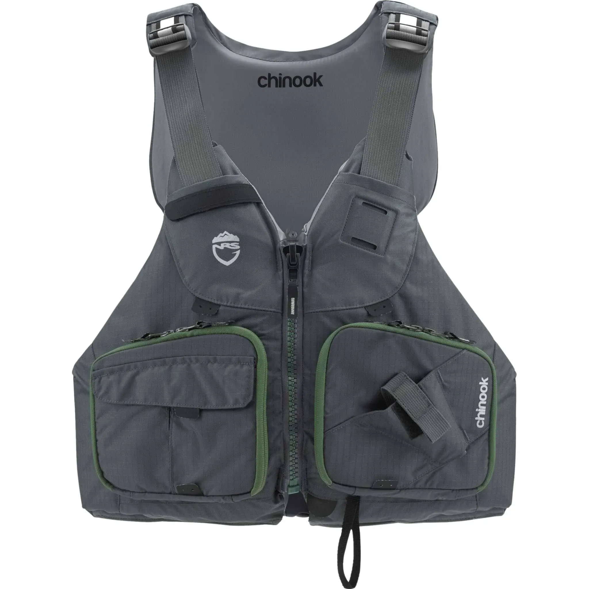 NRS Chinook Fishing PFD Charcoal / L/XL