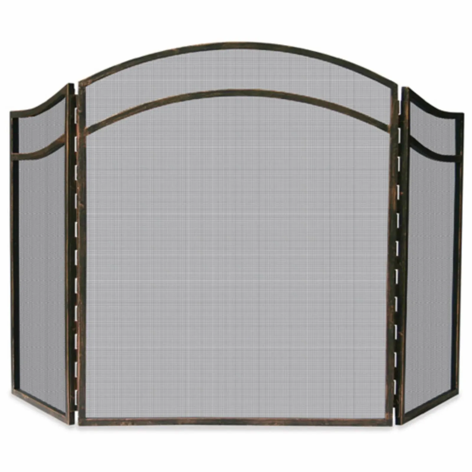 Blue Rhino S-1692 3 FOLD ANTIQUE RUST WROUGHT IRON ARCH TOP SCREEN