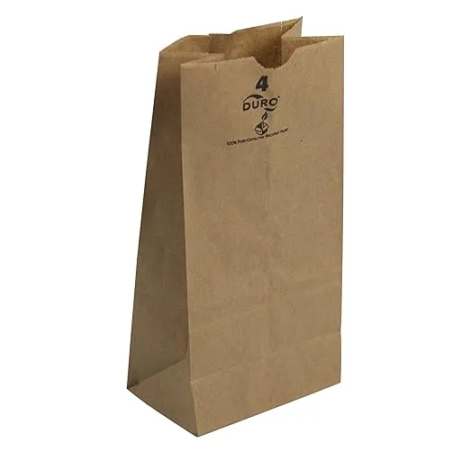 Grocery Paper Bags 5" x 9.75" Kraft 500 Bags