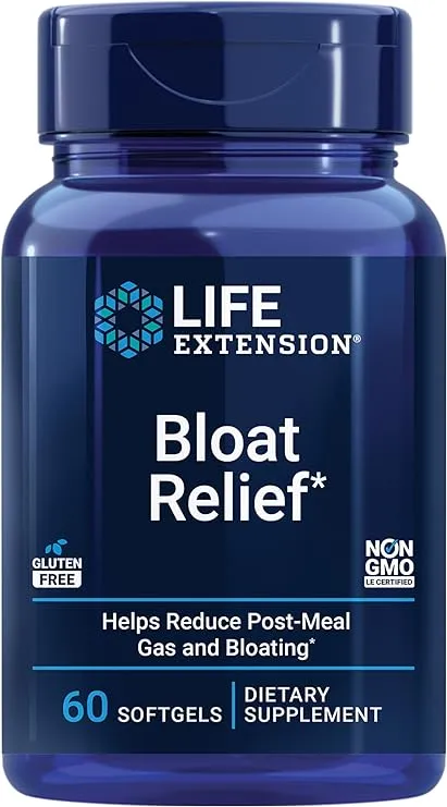 Life Extension - Bloat Relief - 60 Softgels