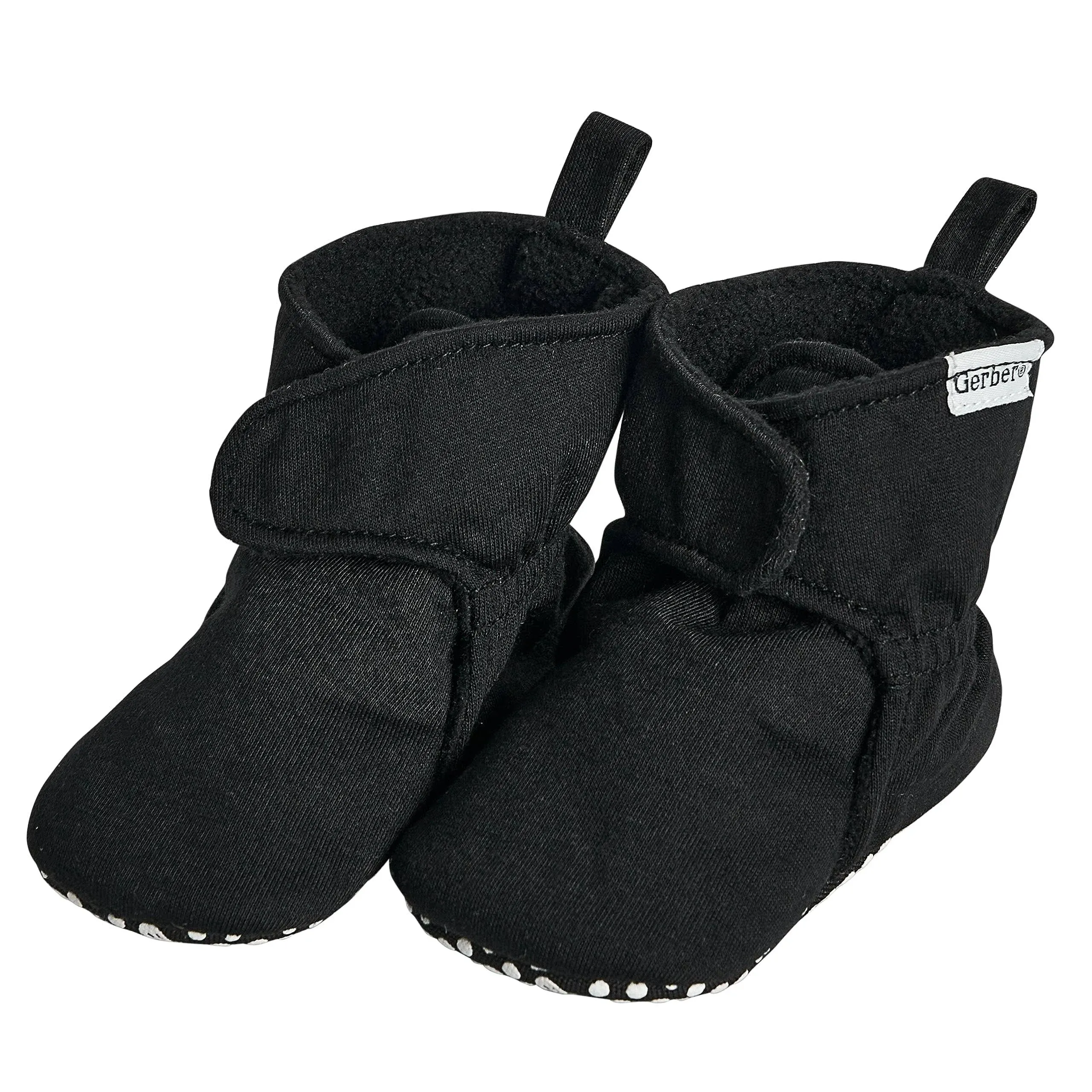 Gerber Baby Neutral Black Soft Booties - 6-9mo