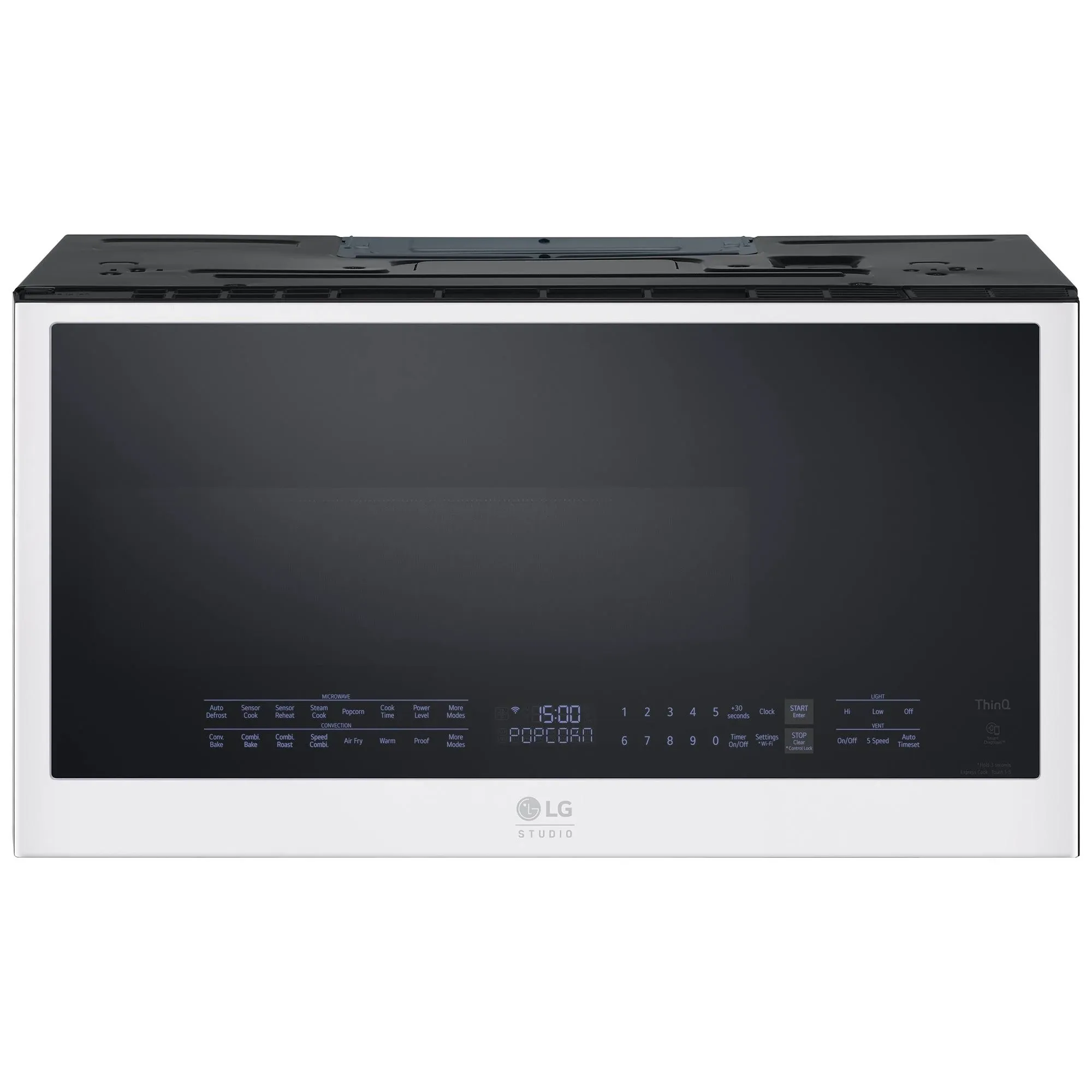 LG Studio 1.7 Cu. Ft. Convection Over-the-Range Air Fry Microwave Oven