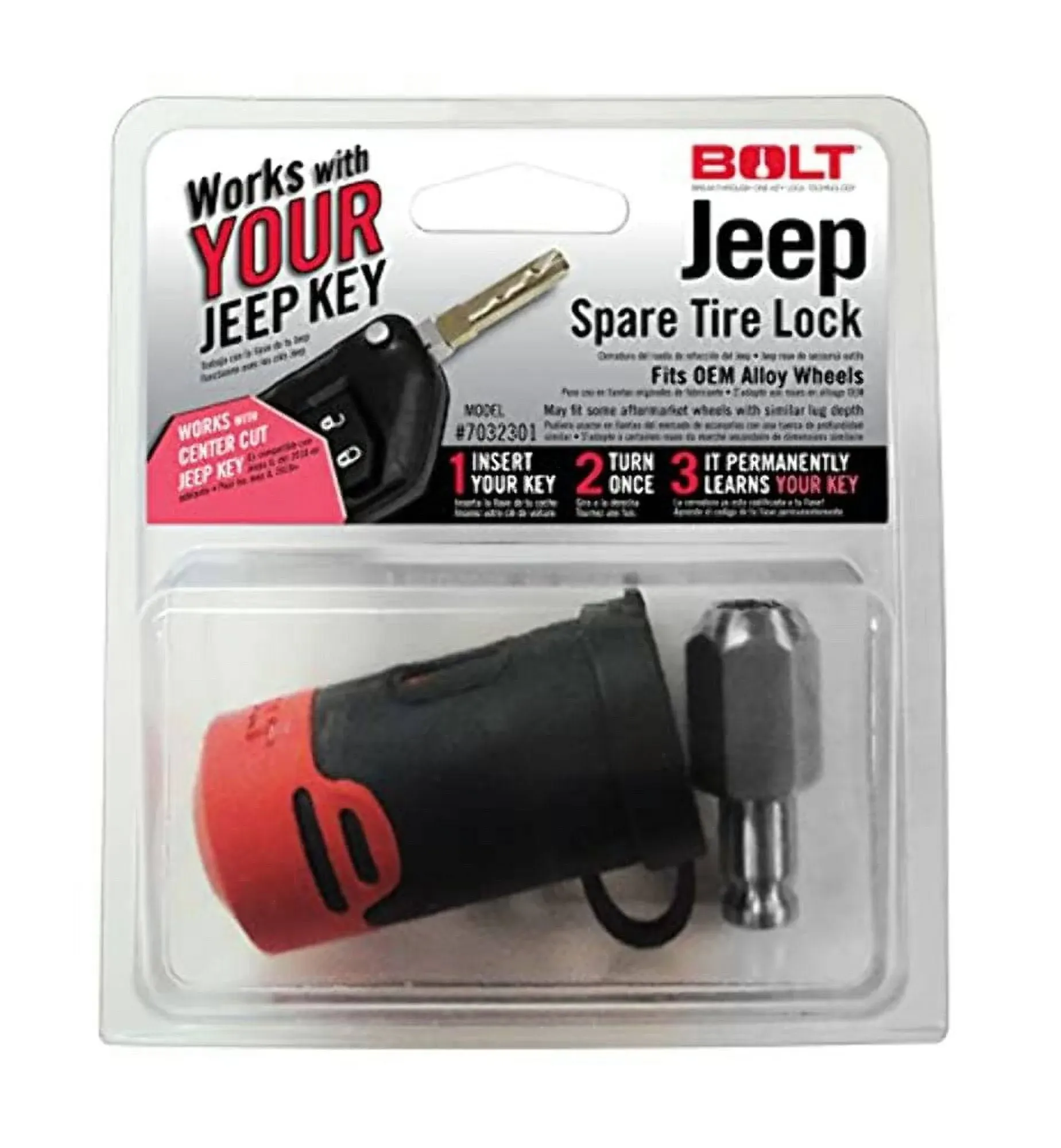 Jeep Wrangler JL Spare Tire Lock