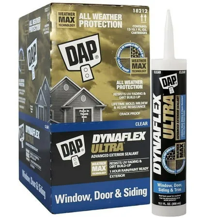 DAP 10.1 Oz Gr DYNAFLEX Ultra 7079818215 Advanced Exterior Sealant, Iron Gray, 40 to 100 deg F, Cartridge