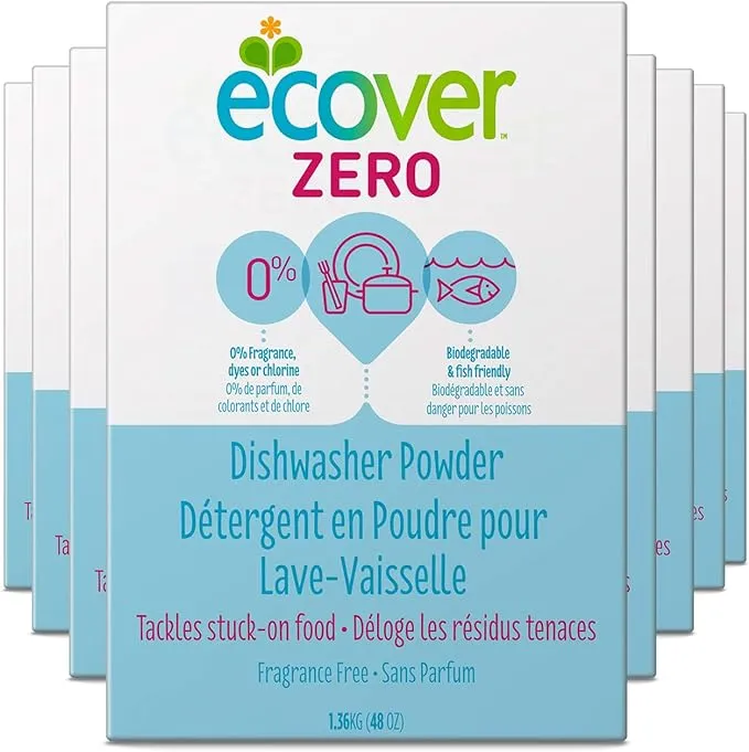 Ecover Zero Dishwasher Soap Powder, 48 Oz