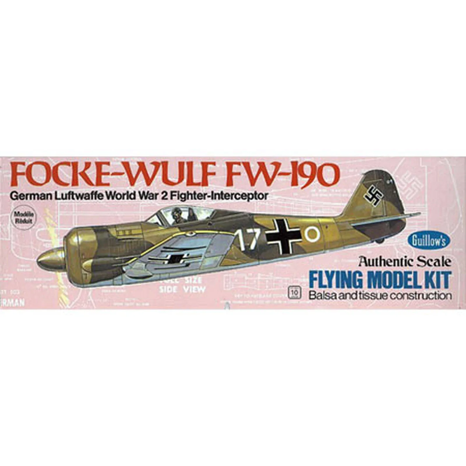 Guillow - Focke-Wulf Fw-190 Model Kit