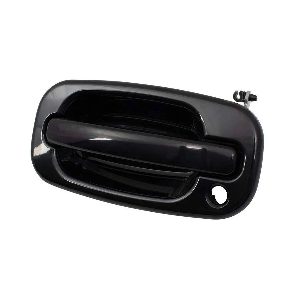 Brock Replacement Drivers Front Outside Exterior Door Handle w/ Keyhole compatible with 99-07 GM Pickup Truck 00-06 SUV 19245505 GM1310140