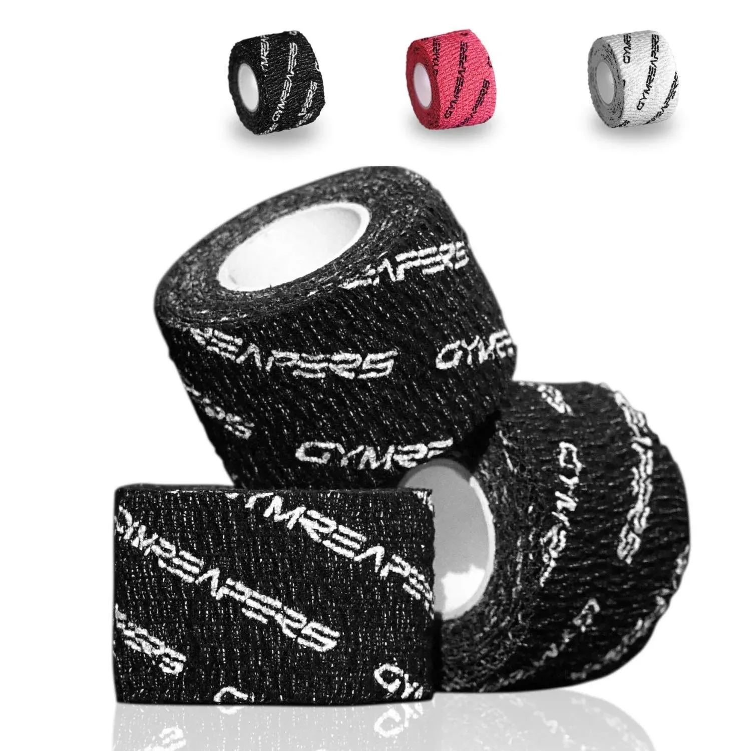 Gymreapers Weightlifting Adhesive Thumb Tape, Stretchy Athletic Tape Grip & Protection for Olympic Lifting, Cross Training, Powerlifting, Hookgrip