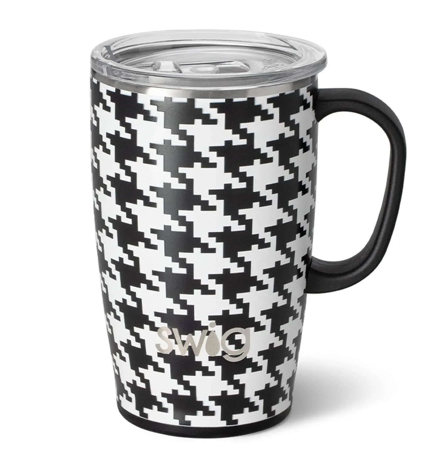 Swig 18 oz Travel Mug Houndstooth