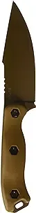 KA-BAR BK18 Short Becker Harpoon Fixed Blade Knife 4.56&#034; 1095 Tan Harpoon Point