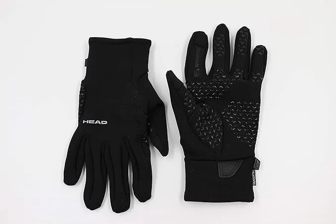 HEAD UltraFit Touchscreen Running Gloves - Black (X-Small)