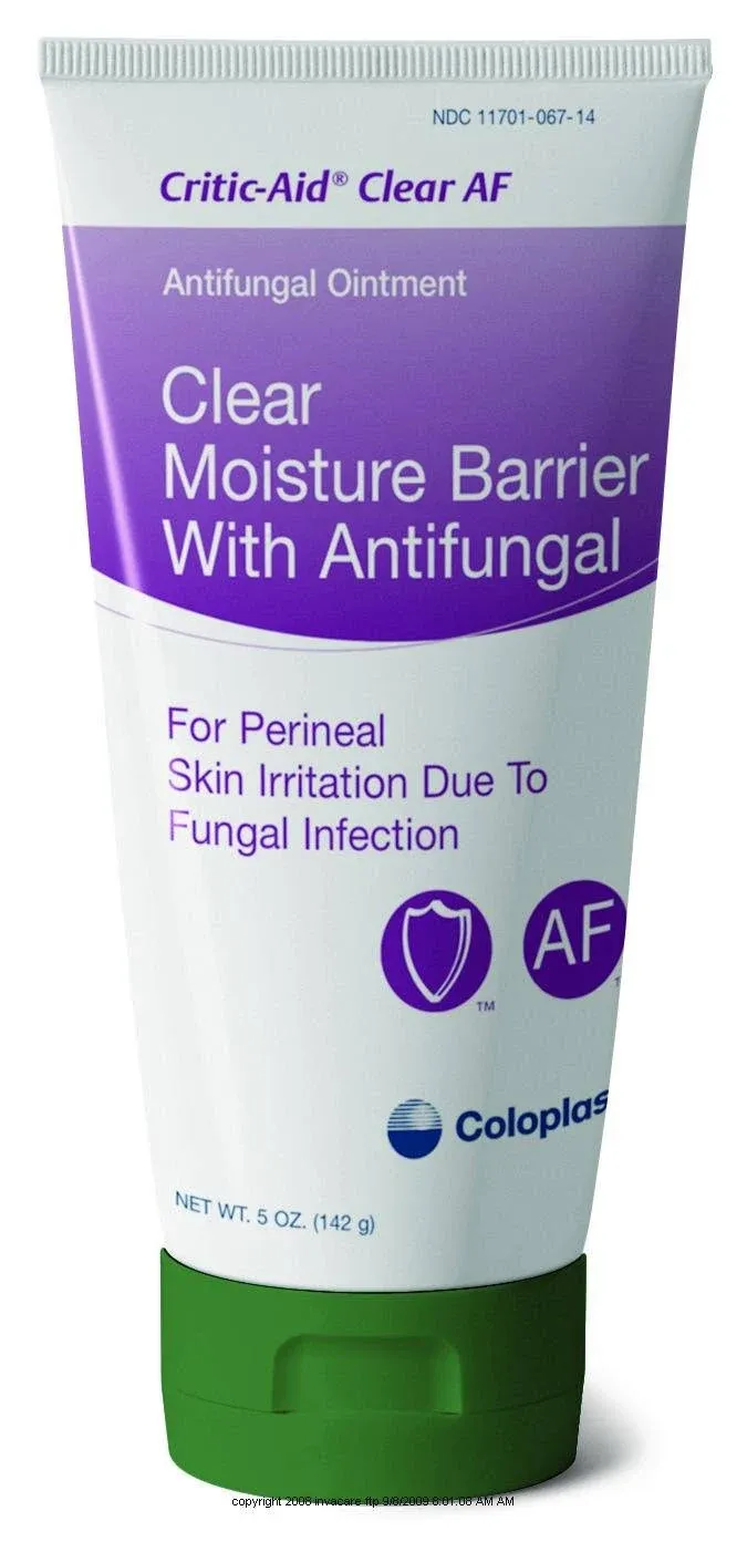 Critic-Aid Clear AF Moisture Barrier with Antifungal, 2 oz. Tube