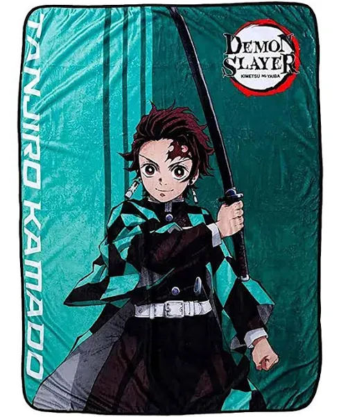 Demon Slayer Tanjiro 45 x 60 inch Fleece Throw Blanket