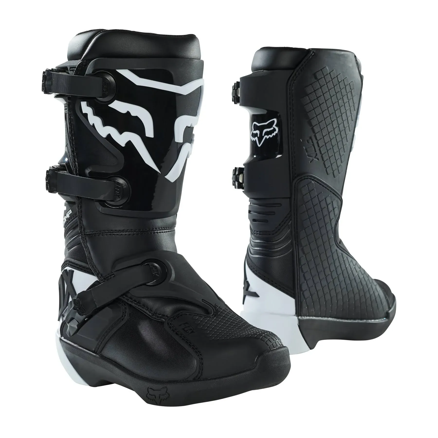 Fox Racing Boy&#039;s Youth COMP Motocross Boot, Black, 5 Big Kid