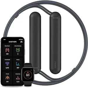 Smart Rope Matt Black Sync Bluetooth Mobile Accurate workout Data NIB SEALED