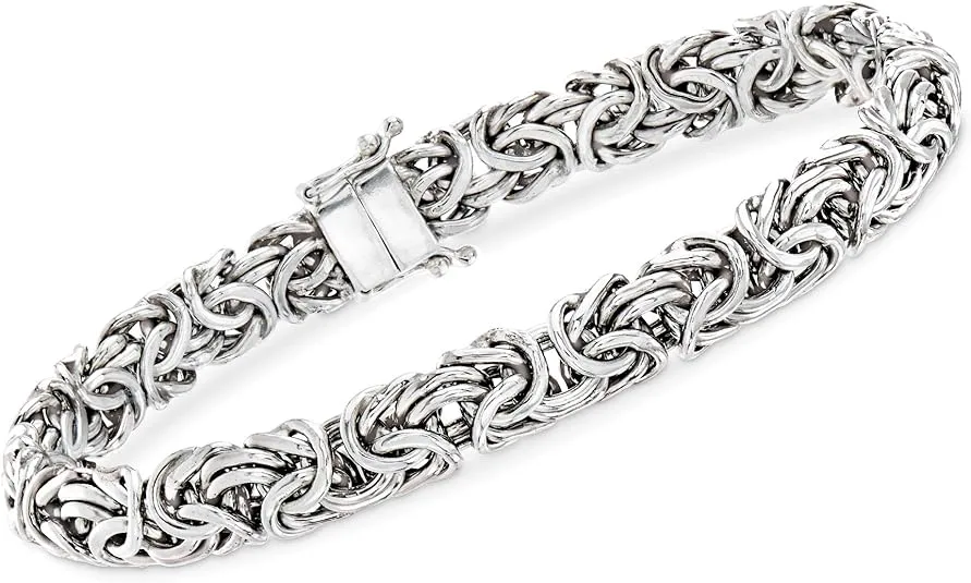 Ross-Simons Sterling Silver Byzantine Bracelet