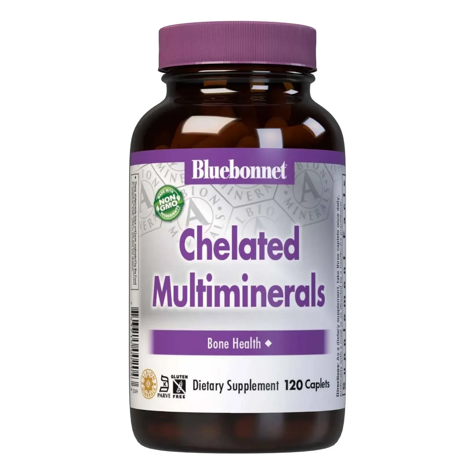 Bluebonnet Chelated Multi Minerals (with Iron) 60 Caplets