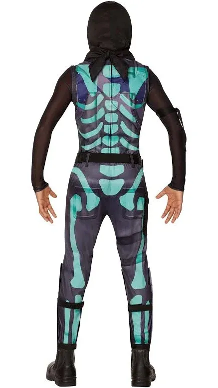 Fortnite Skull Trooper Green Glow Child Costume