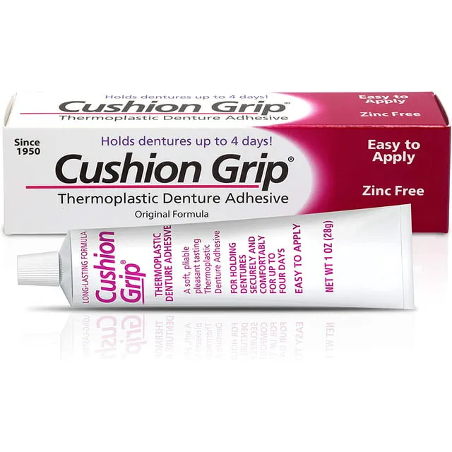 Cushion Grip Thermoplastic Denture Adhesive