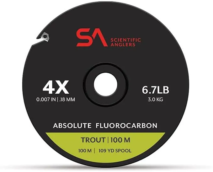 Scientific Anglers Absolute Fluorocarbon Trout Tippet - 30m - 0x