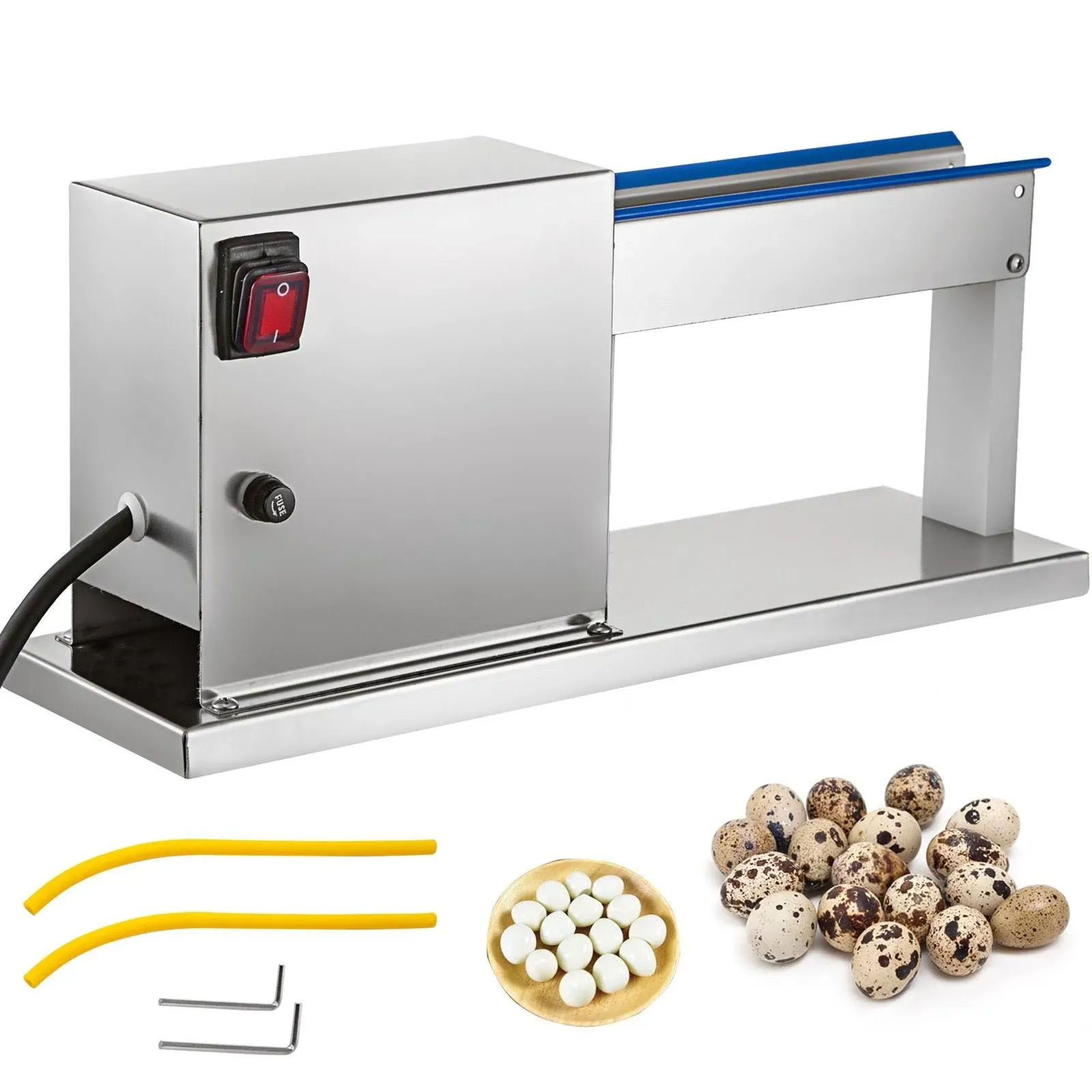 110V Boiled Quail Egg Sheller Machine Semi-automatic Husking Egg Peeler Machine