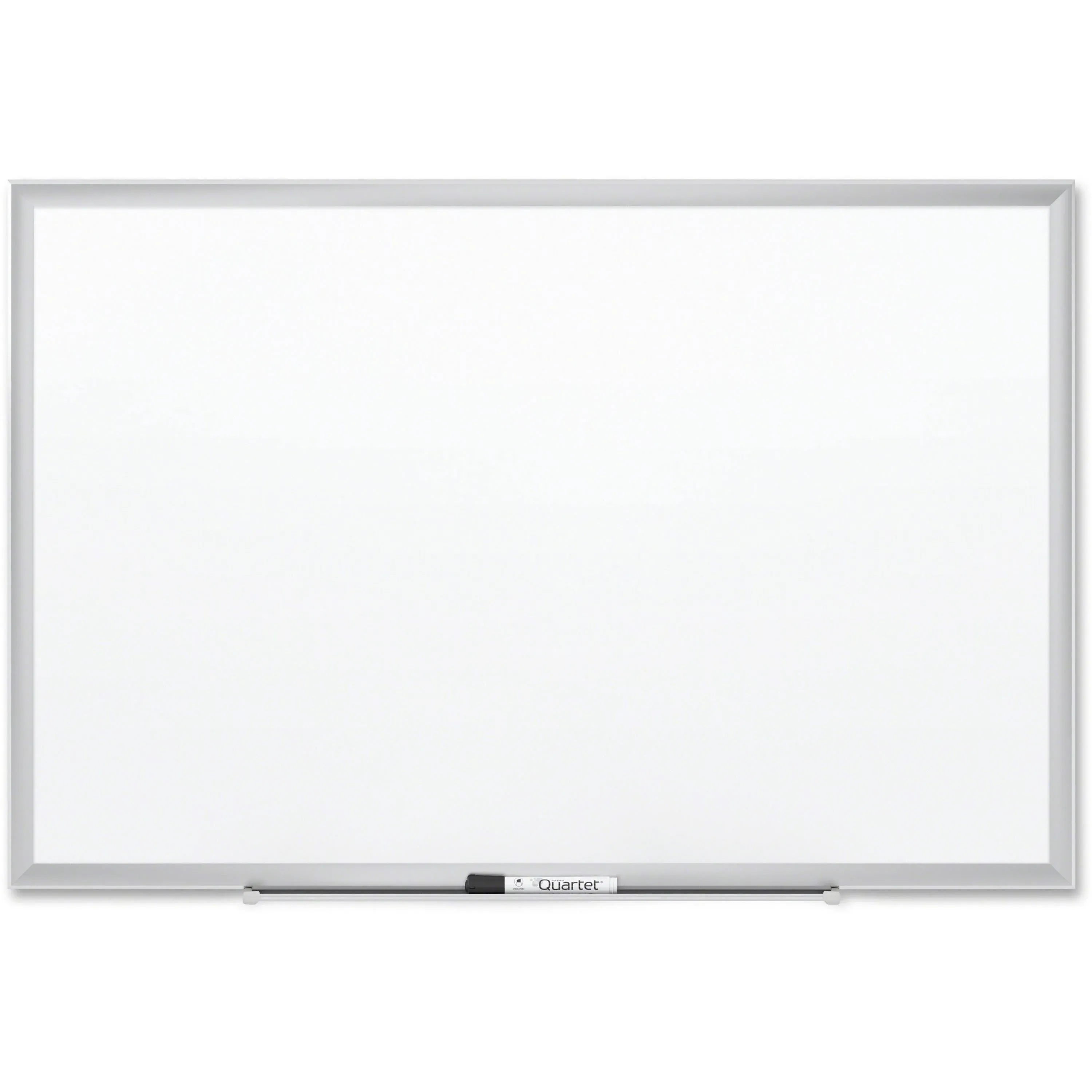 Quartet Classic Series Porcelain Magnetic Board 72 x 48 White Silver Aluminum Frame