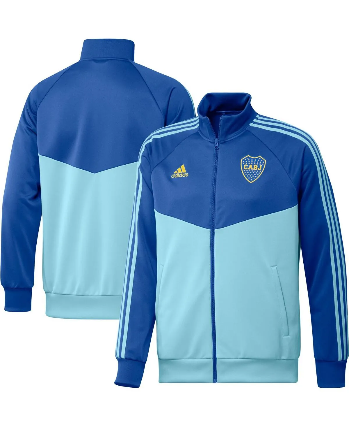 adidas Boca Juniors Men's Track Jacket (US, Alpha, Large, Regular, Regular, Polyester)