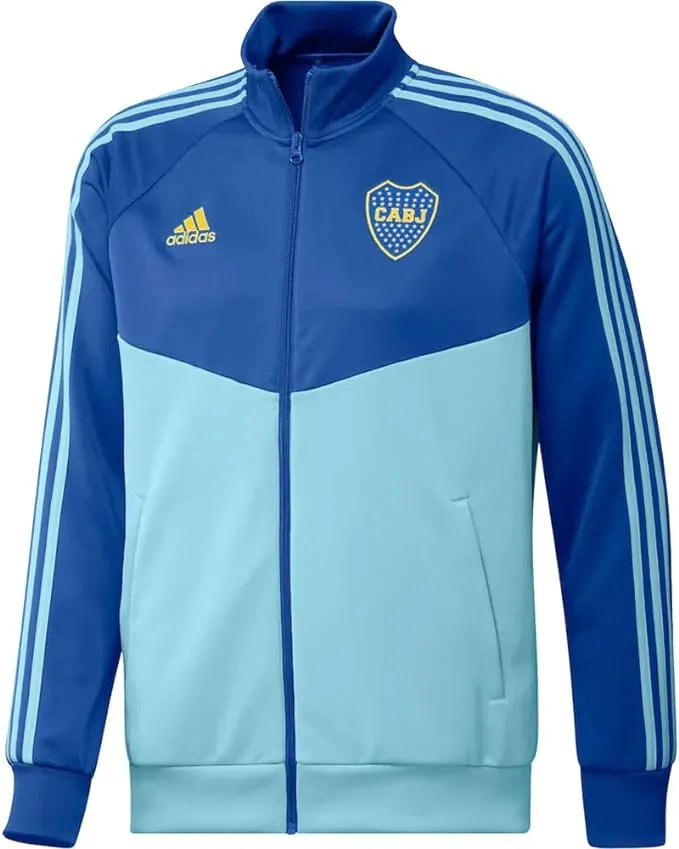 "Men's Blue Boca Juniors DNA Raglan Full-Zip Track Jacket"