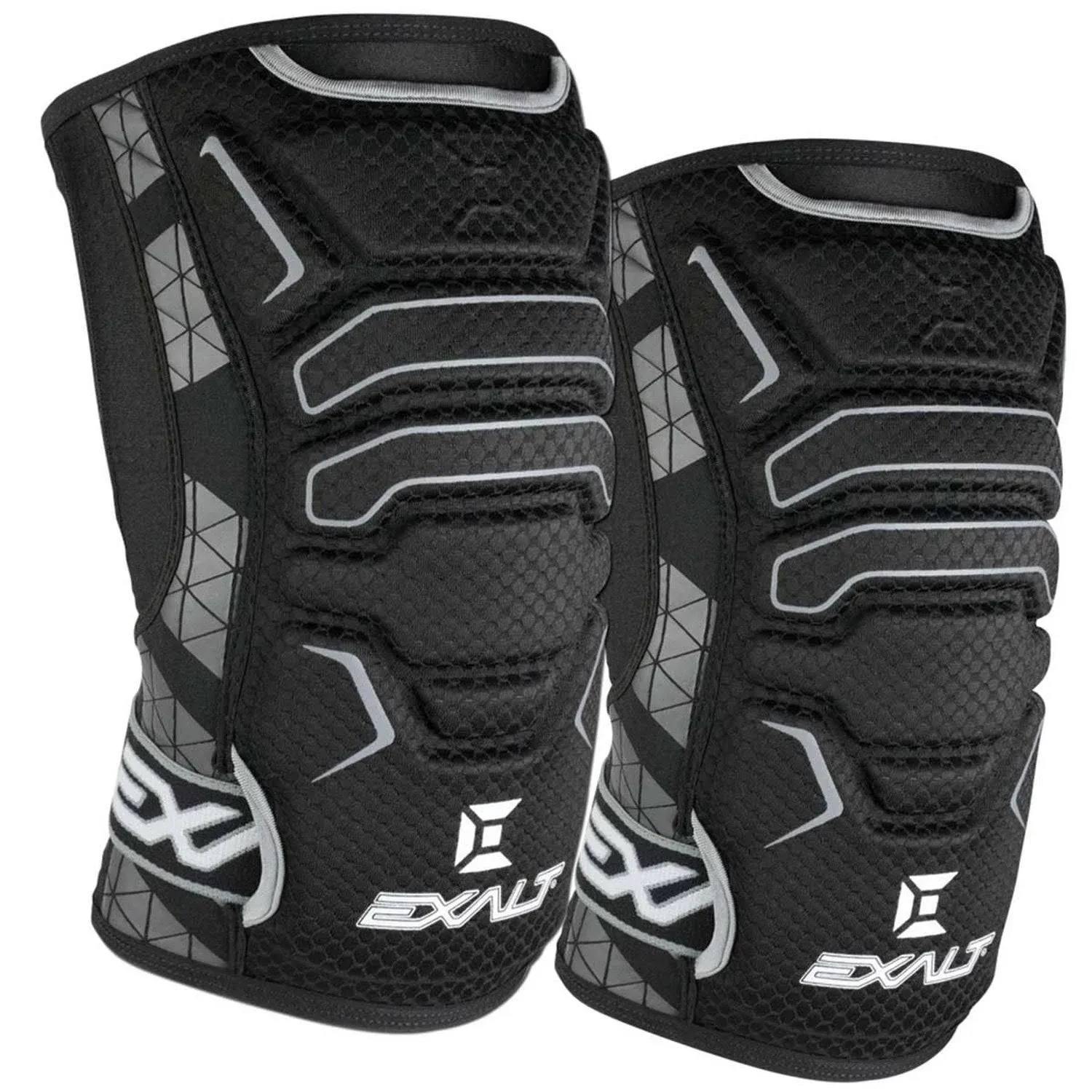 Exalt Paintball Freeflex Knee Pads – Black – Large