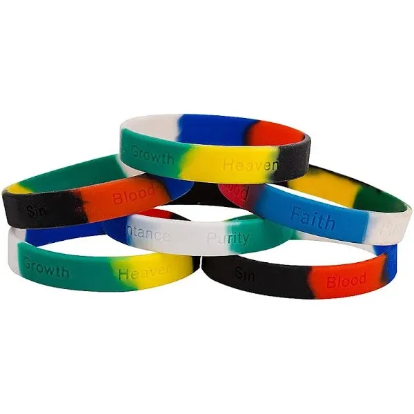 Colors of Salvation Silicone Bracelet