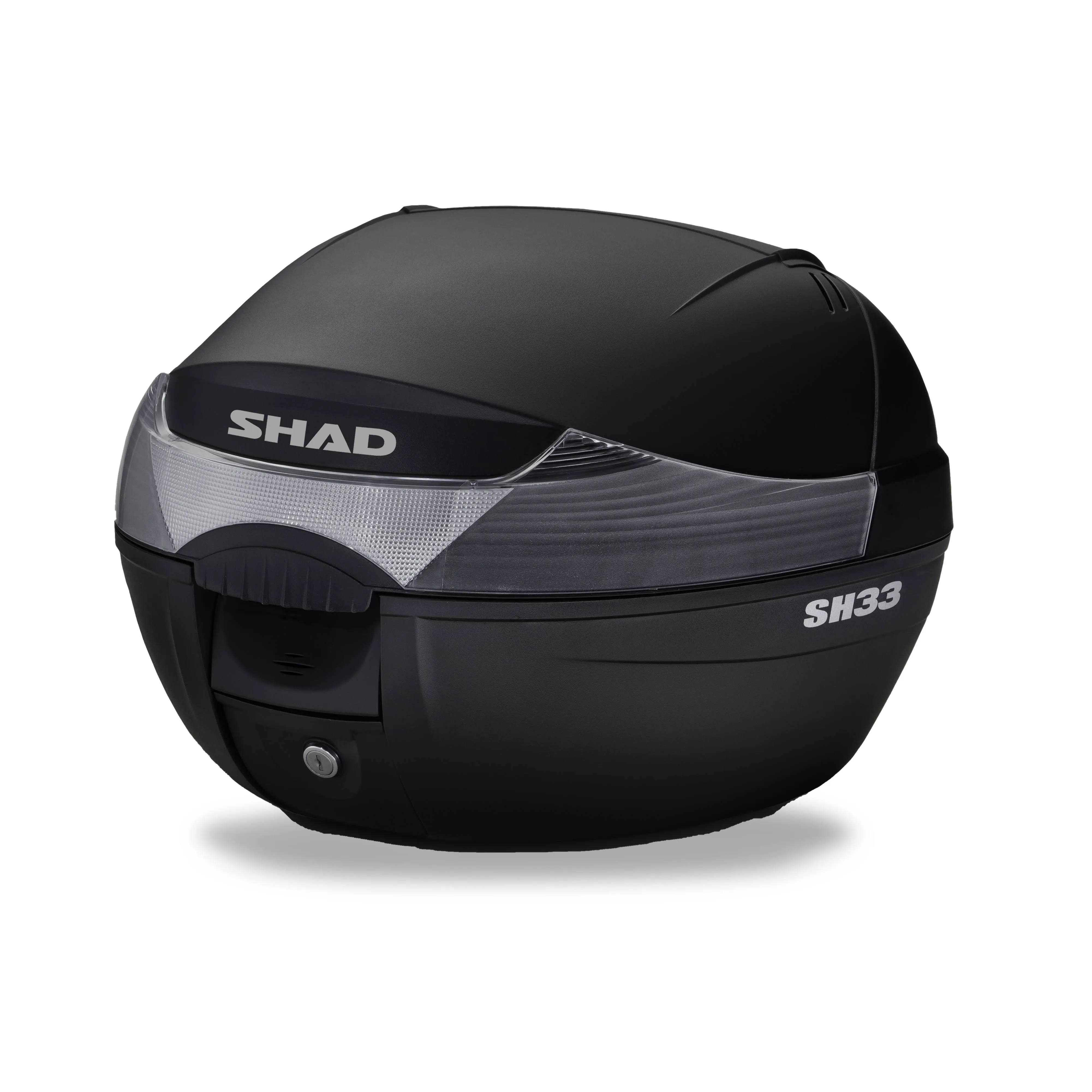 SHAD Motorcycle Top Box. SH33 Black. D0B33200. Rear Luggage Trunk For Motorbike or Scooter.