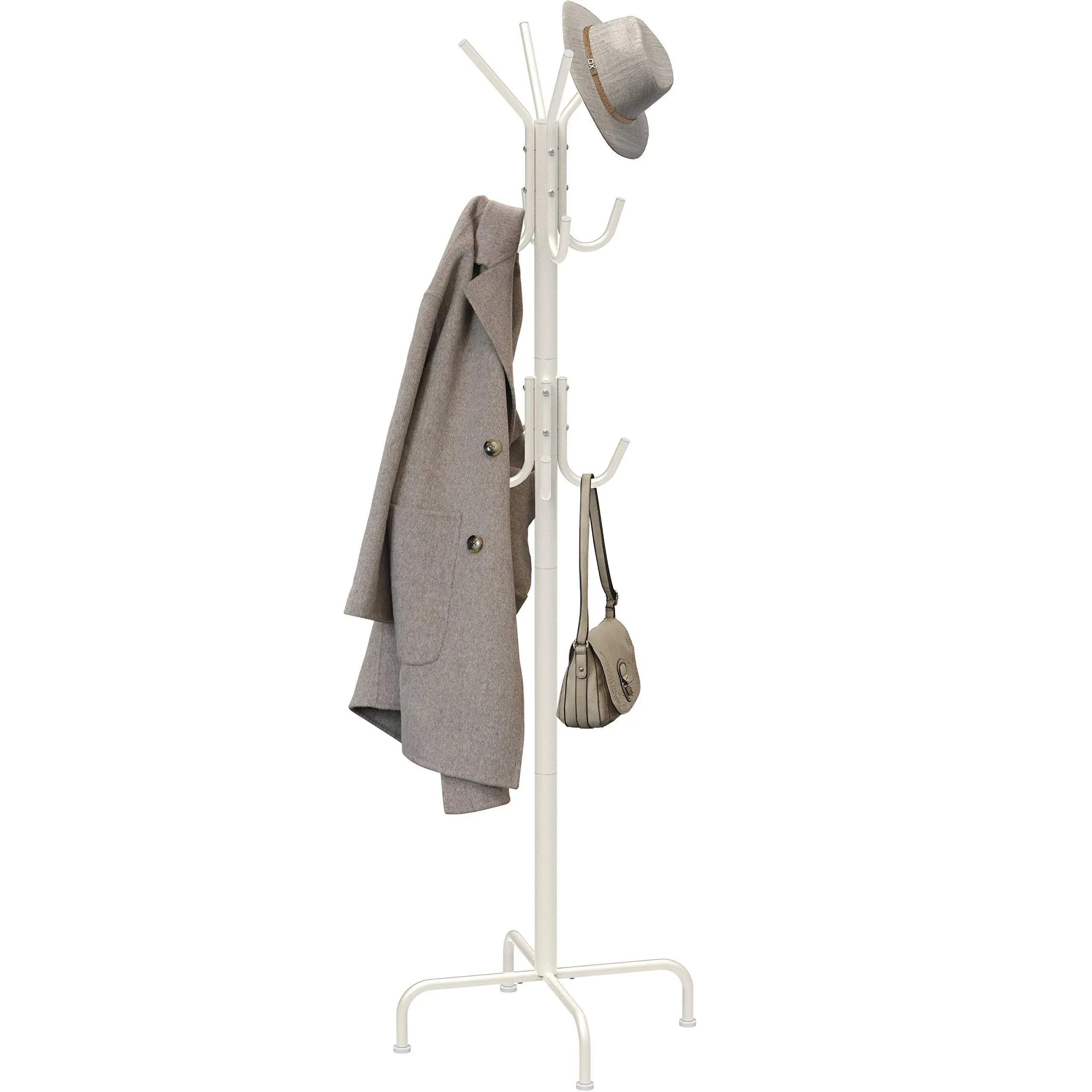 Simple Houseware Standing Coat and Hat Hanger Organizer Rack